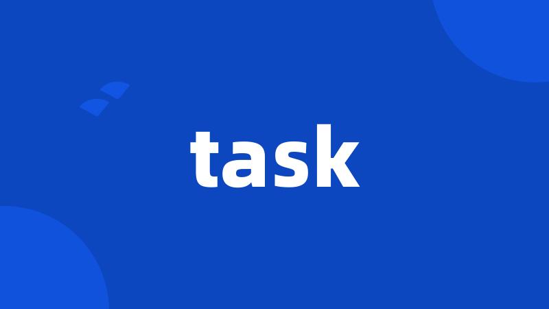 task