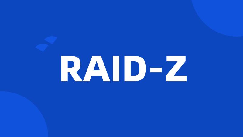 RAID-Z