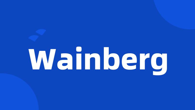 Wainberg