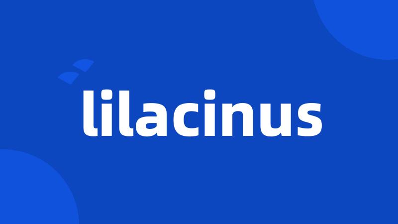 lilacinus