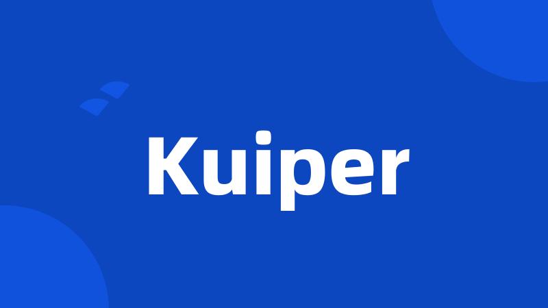 Kuiper