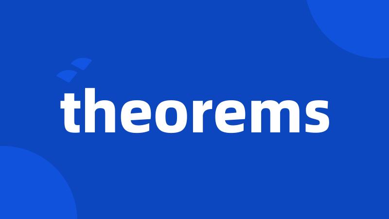 theorems