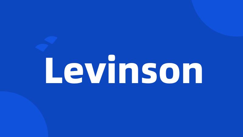 Levinson