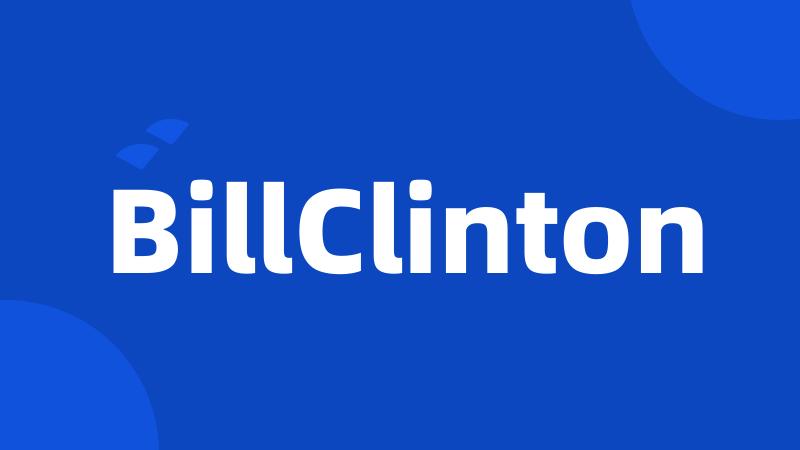 BillClinton