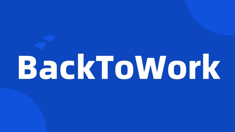 BackToWork