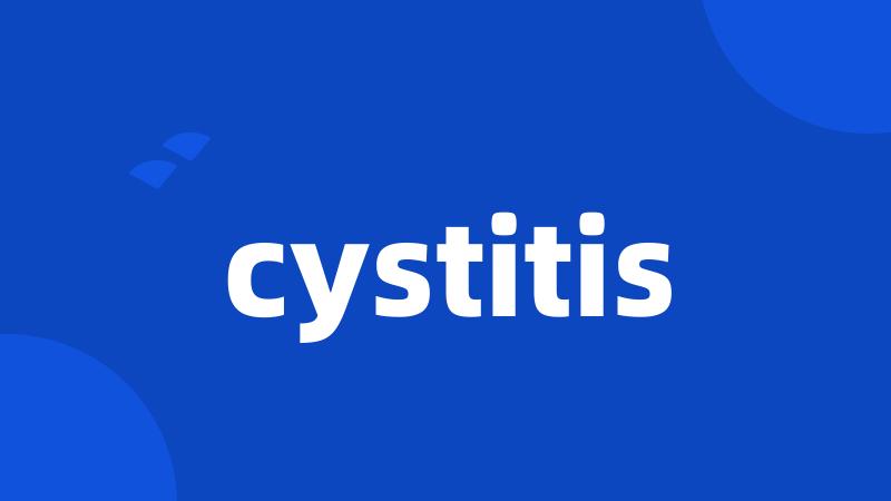 cystitis