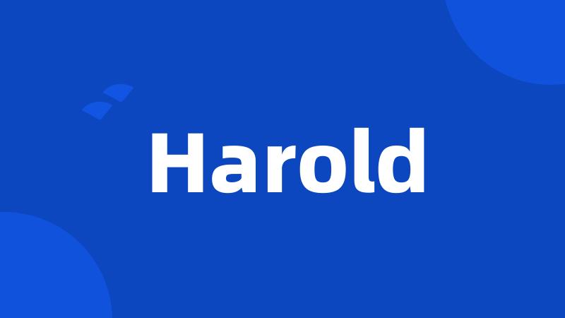 Harold