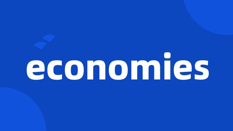 economies