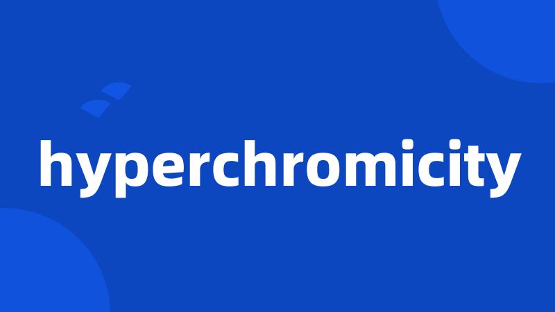 hyperchromicity