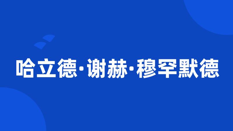 哈立德·谢赫·穆罕默德