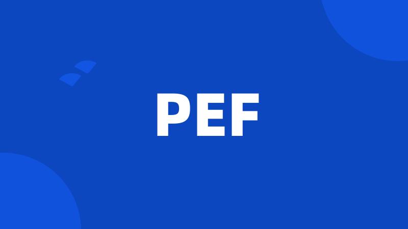 PEF