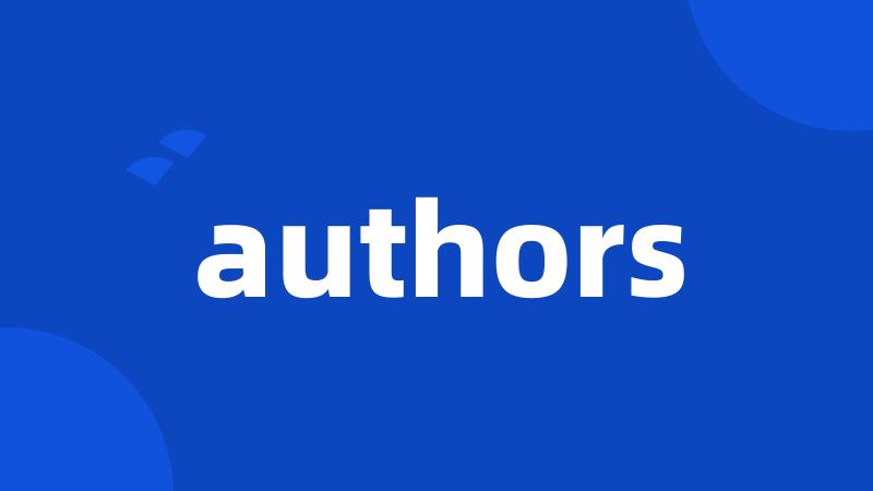 authors