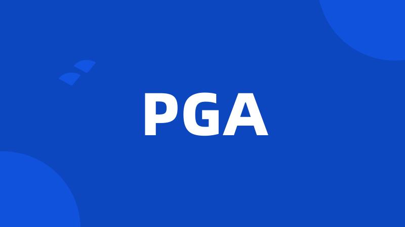PGA