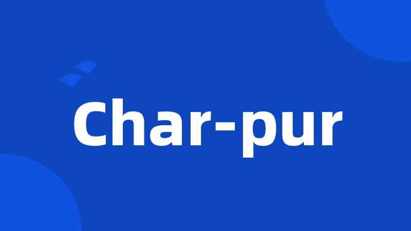 Char-pur
