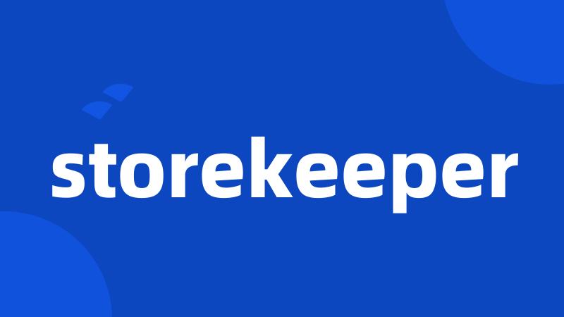 storekeeper