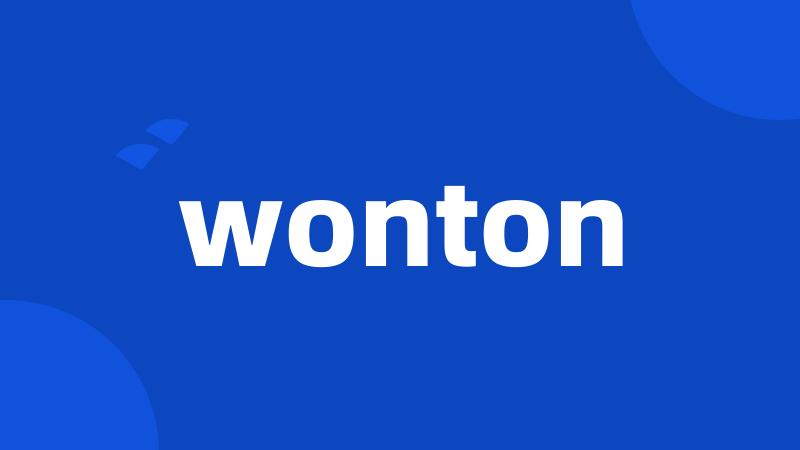 wonton