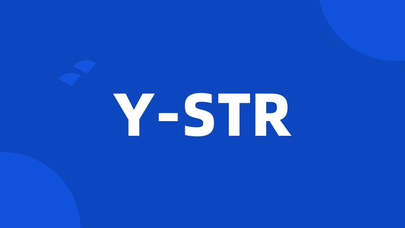 Y-STR