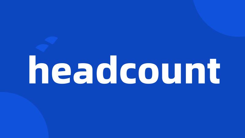 headcount