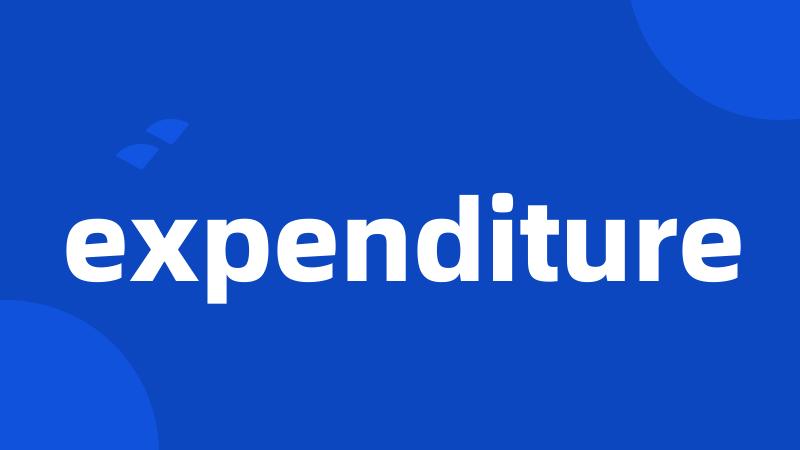 expenditure