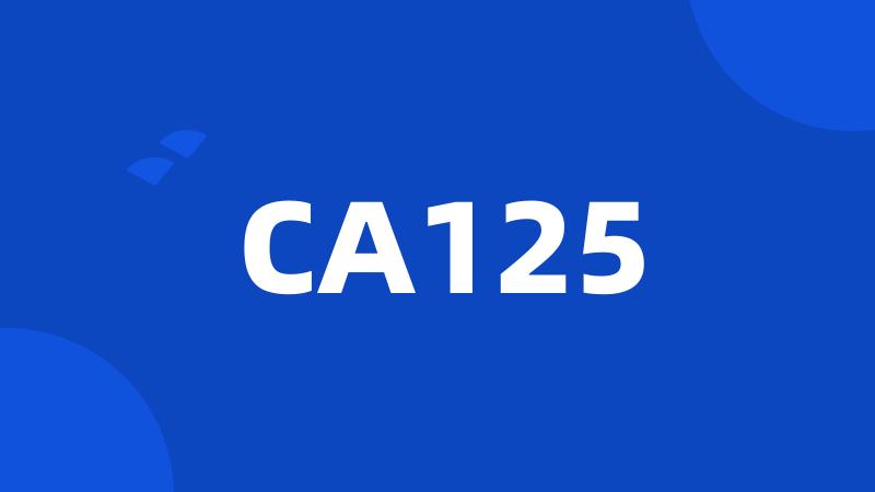 CA125