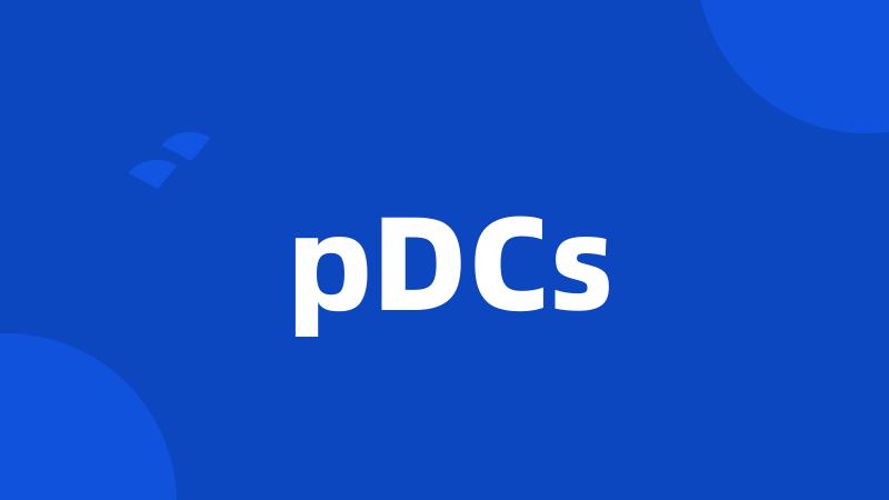 pDCs