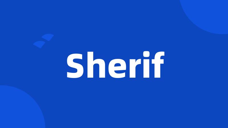 Sherif