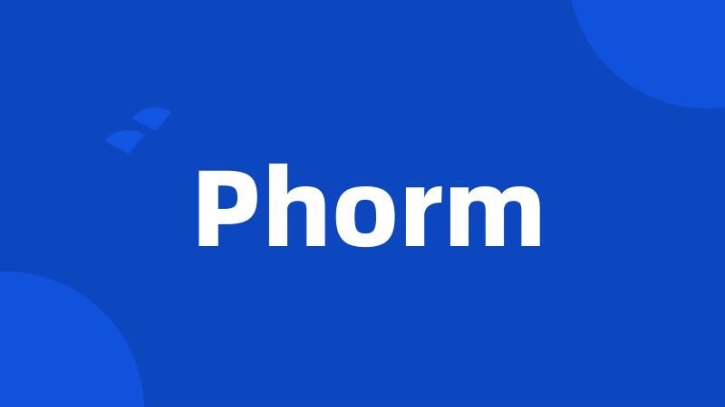 Phorm