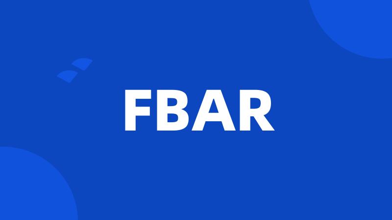 FBAR