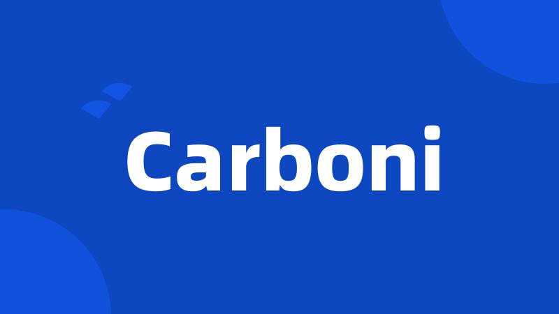 Carboni
