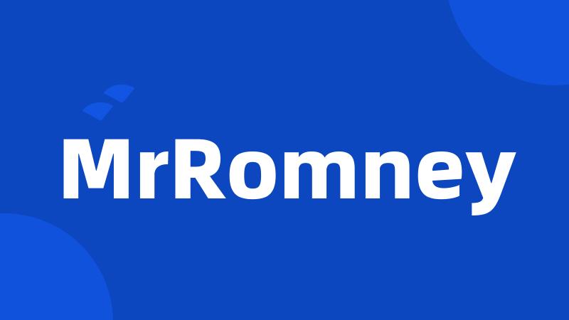 MrRomney