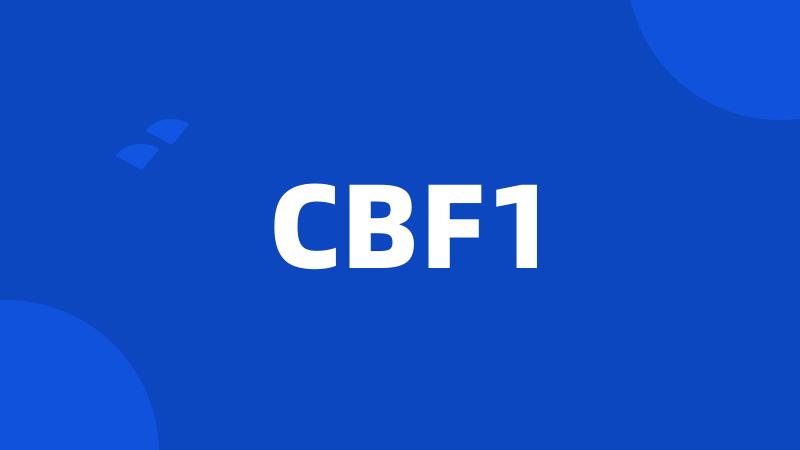 CBF1