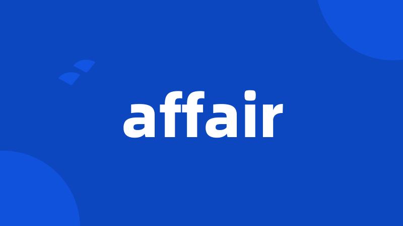 affair