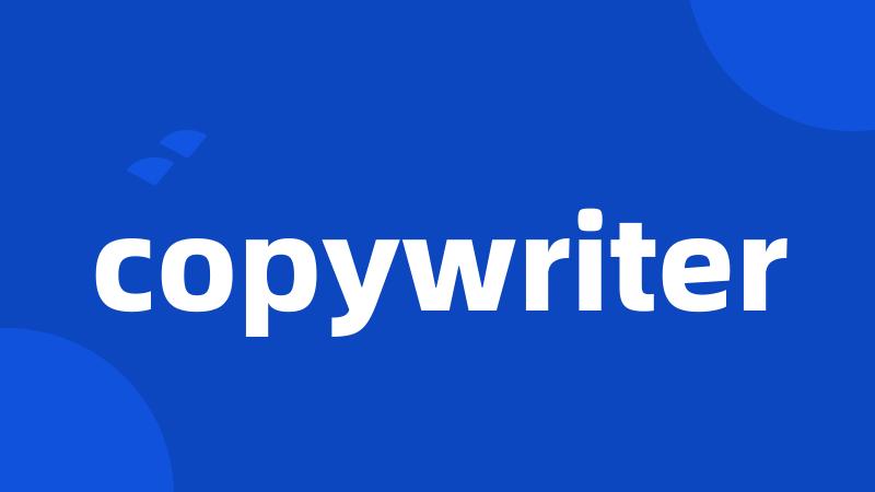 copywriter