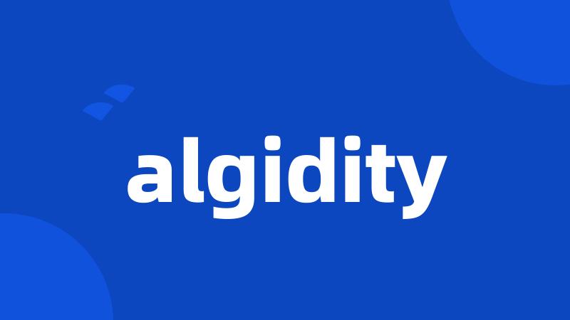 algidity