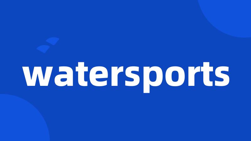 watersports