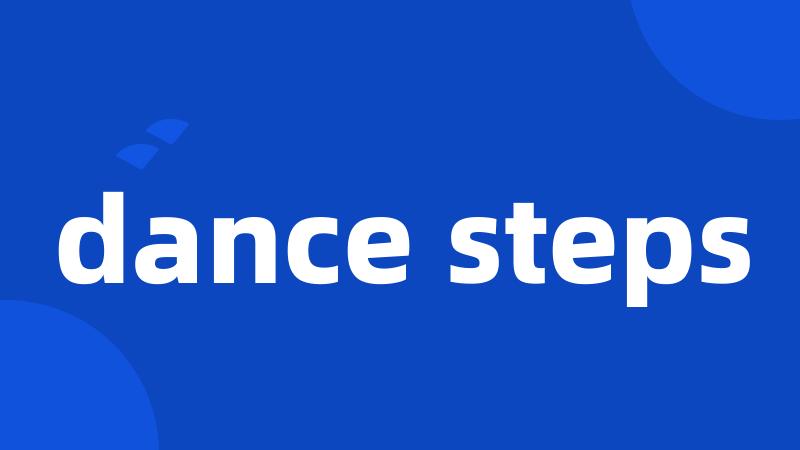 dance steps