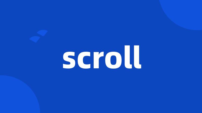 scroll