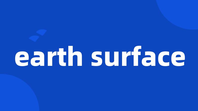 earth surface