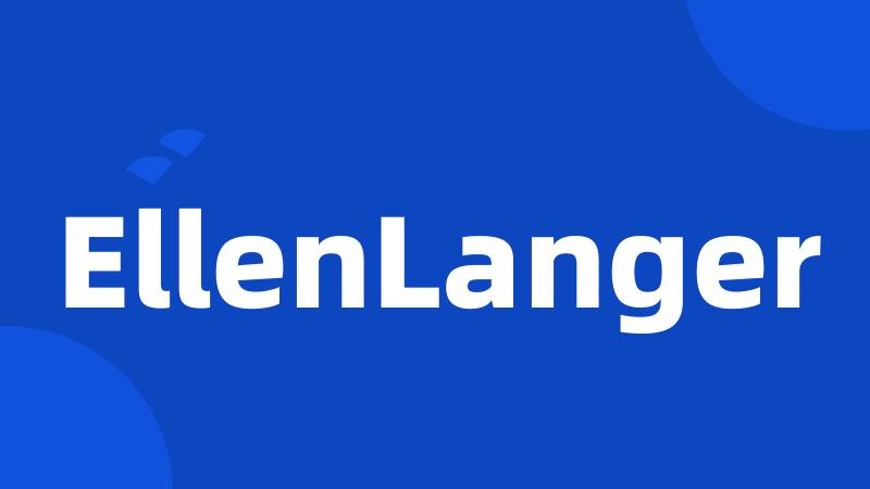 EllenLanger