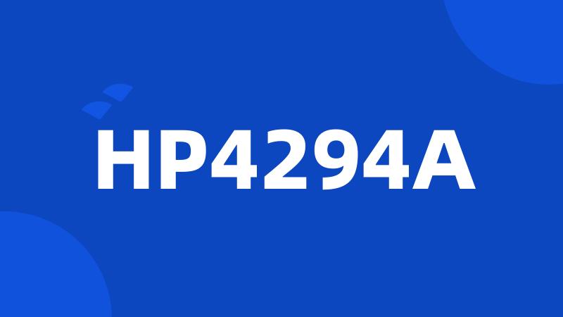 HP4294A