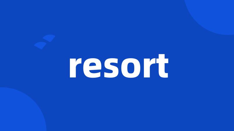 resort