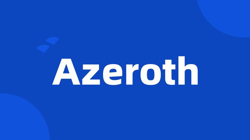 Azeroth