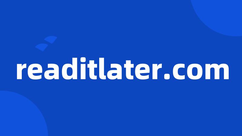 readitlater.com