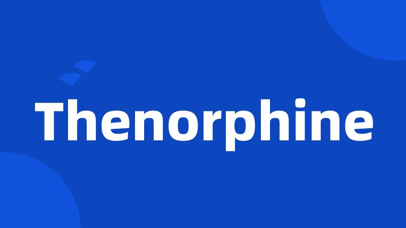 Thenorphine