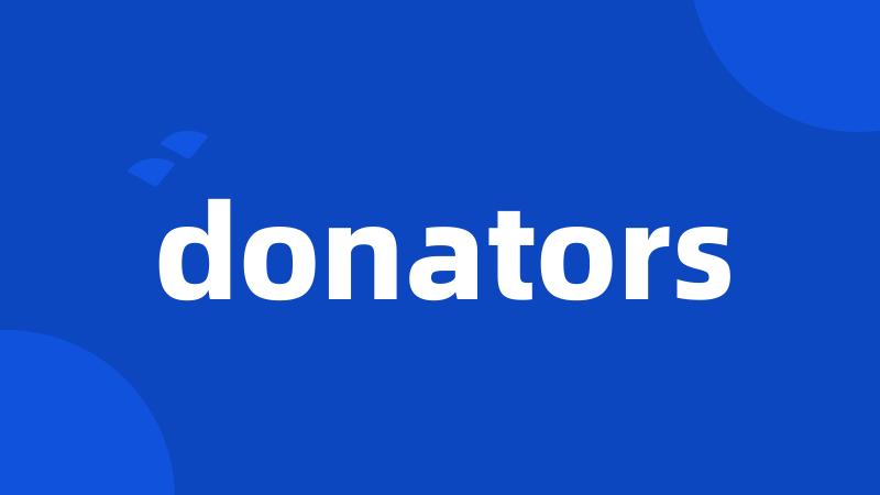 donators