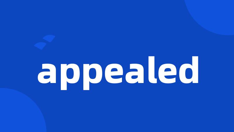 appealed