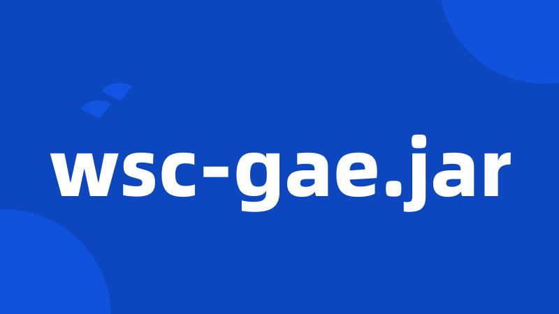wsc-gae.jar
