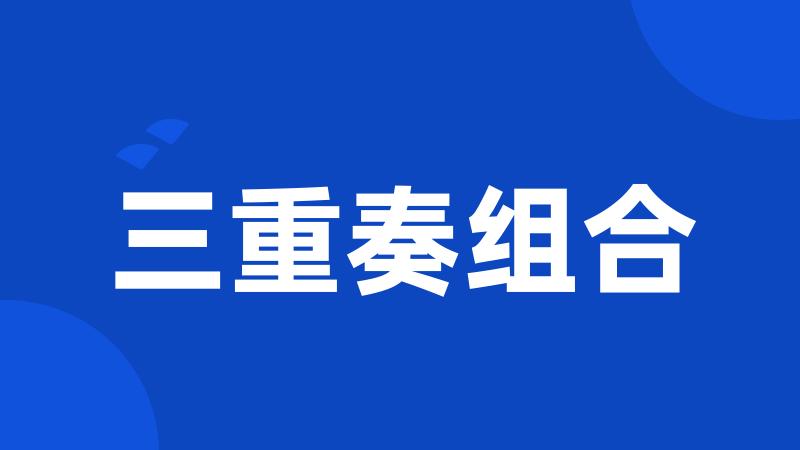 三重奏组合