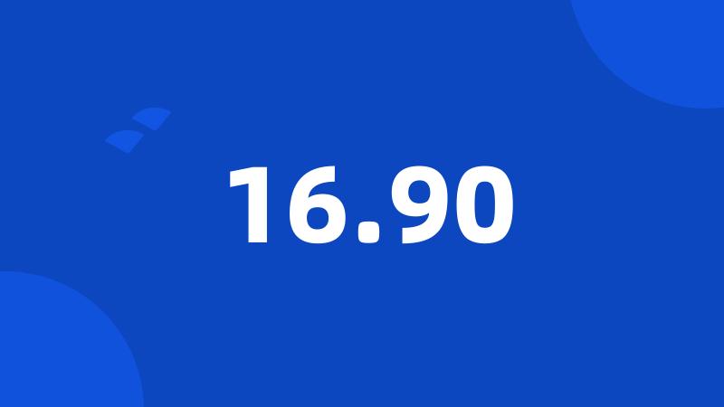 16.90