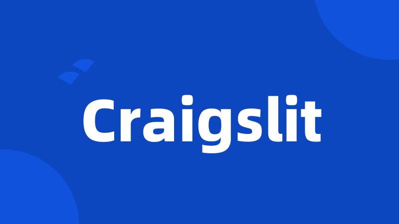 Craigslit